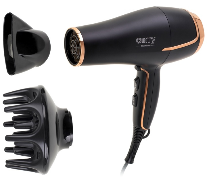 Camry Hiustenkuivaaja diffuusorilla, 2200W ryhmässä KAUNEUS JA TERVEYS / Hiukset &Stailaus / Muotoilutyökalut / Hiustenkuivaimet @ TP E-commerce Nordic AB (38-89919)