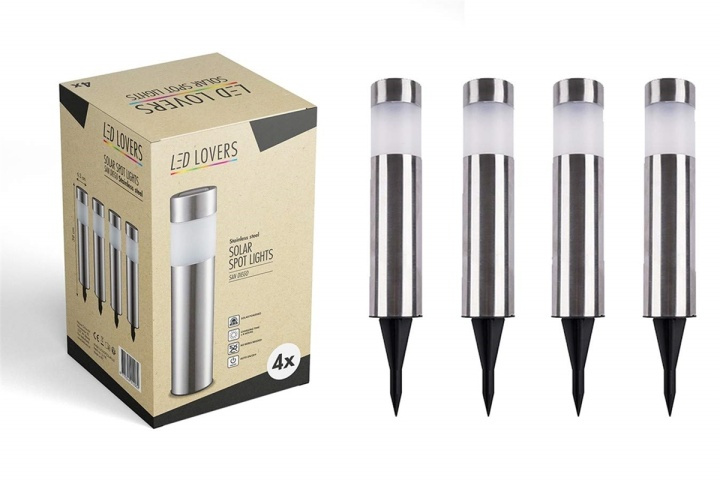 LED LOVERS San Diego 4-pack Aurinkopuutarhan valot Aurinkopuutarha valot ryhmässä KOTI, TALOUS JA PUUTARHA / Sähkö & Valaistus / Ulkovalaistus / Aurinkokennovalaisin @ TP E-commerce Nordic AB (38-89960)