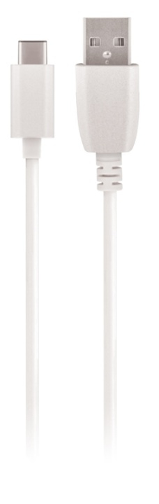 Maxlife USB-C laddkabel för snabbladdning (3A), 1m, vit ryhmässä ÄLYPUHELIMET JA TABLETIT / Laturit & Kaapelit / Kaapelit / Tyyppi C -kaapelit @ TP E-commerce Nordic AB (38-90069)