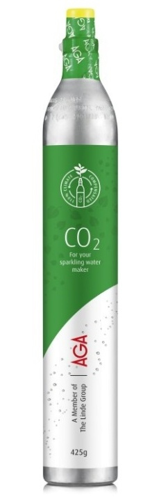AGA Biogon C Hiilihapotuskasetti 425g, Vihreä ryhmässä KOTI, TALOUS JA PUUTARHA / Kodinkoneet / Vesi ja mehu / Hiilihapotuslaitteet / Tarvikkeet @ TP E-commerce Nordic AB (38-90129)