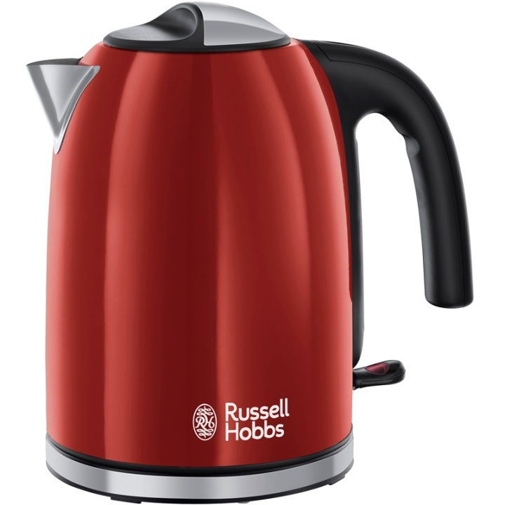 Russell Hobbs Vattenkokare Colours Red 1,7l ryhmässä KOTI, TALOUS JA PUUTARHA / Kodinkoneet / Vesi ja mehu / Vedenkeitin @ TP E-commerce Nordic AB (38-90189)