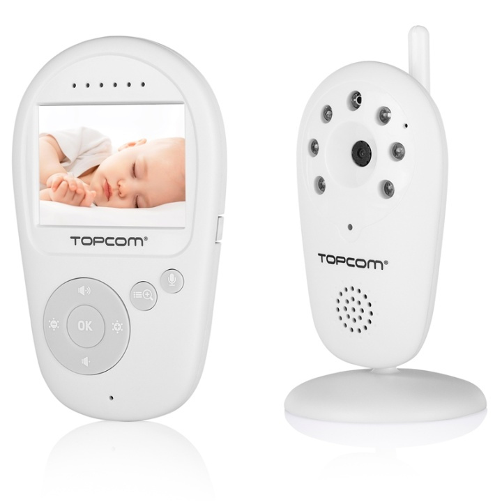 Topcom Digital Baby Video Monitor KS ryhmässä LELUT, TUOTTEET LAPSILLE JA VAUVOILLE / Lapsiturvallisuus / Itkuhälyttimet @ TP E-commerce Nordic AB (38-90437)