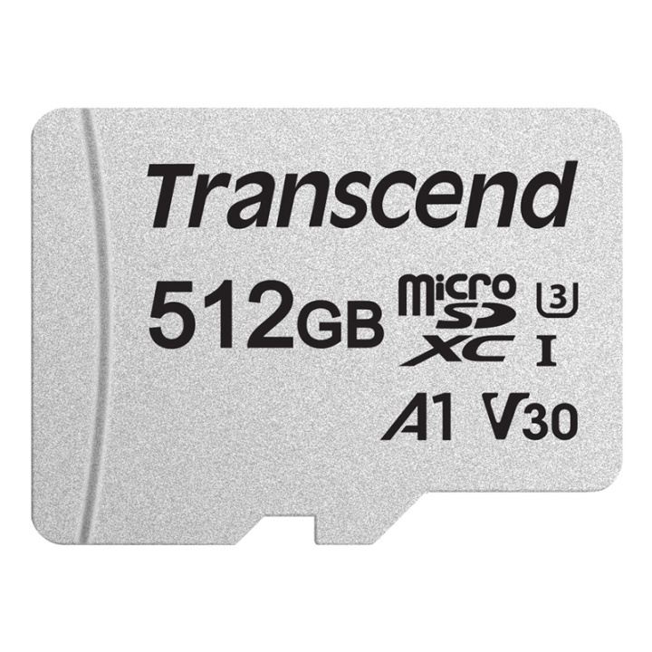 Transcend microSDXC 512GB U3 (R95/W40) ryhmässä KODINELEKTRONIIKKA / Tallennusvälineet / Muistikortit / MicroSD/HC/XC @ TP E-commerce Nordic AB (38-90444)