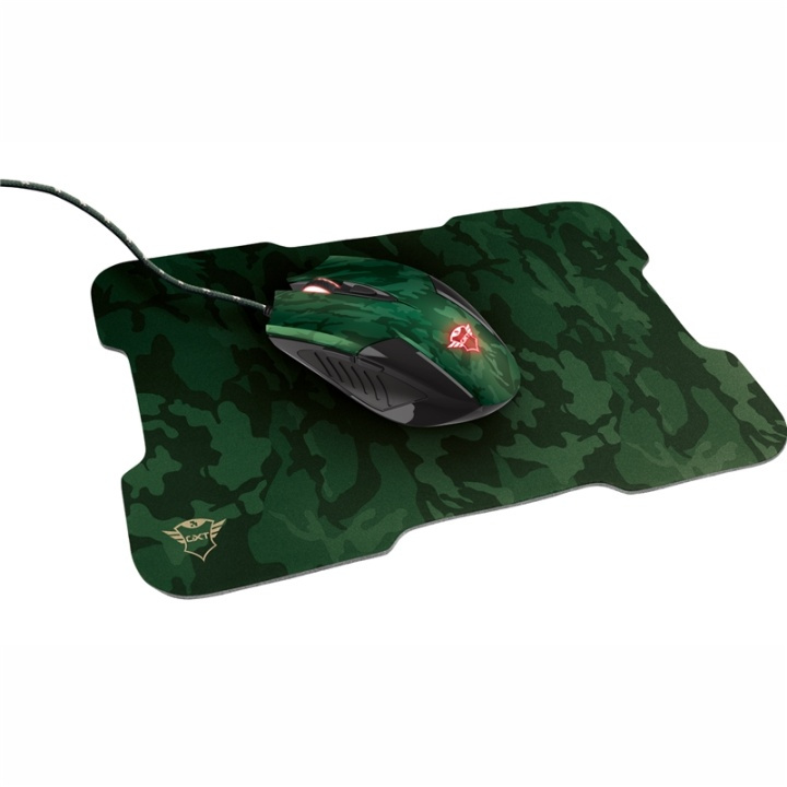 Trust GXT 781 Rixa Camo Mouse & pad ryhmässä TIETOKOONET & TARVIKKEET / GAMING / Hiiret @ TP E-commerce Nordic AB (38-90474)