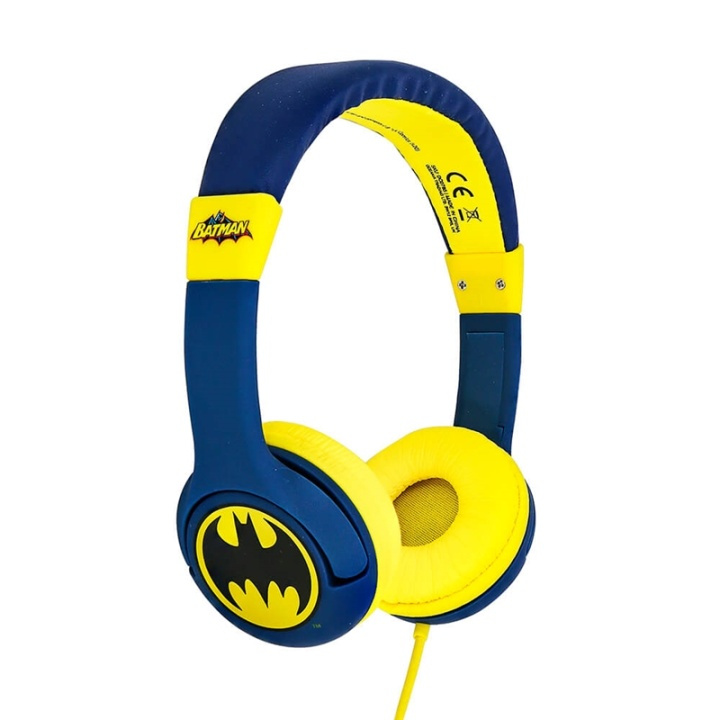 BATMAN Kuuloke Juniori On-Ear 85dB Sininen Batlogo ryhmässä KODINELEKTRONIIKKA / Ääni & Kuva / Kuulokkeet & Tarvikkeet / Kuulokkeet @ TP E-commerce Nordic AB (38-90518)