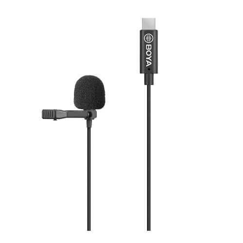 BOYA Mikrofoni BY-M3 Lavalier USB-C 6m. ryhmässä KODINELEKTRONIIKKA / Ääni & Kuva / Kädessä pidettävät mikrofonit @ TP E-commerce Nordic AB (38-90552)