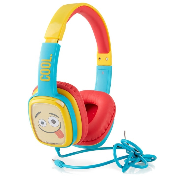 Emoji Hörlur Flip\'N\'Switch Junior On-Ear Trådad Blå 85dB ryhmässä KODINELEKTRONIIKKA / Ääni & Kuva / Kuulokkeet & Tarvikkeet / Kuulokkeet @ TP E-commerce Nordic AB (38-90632)