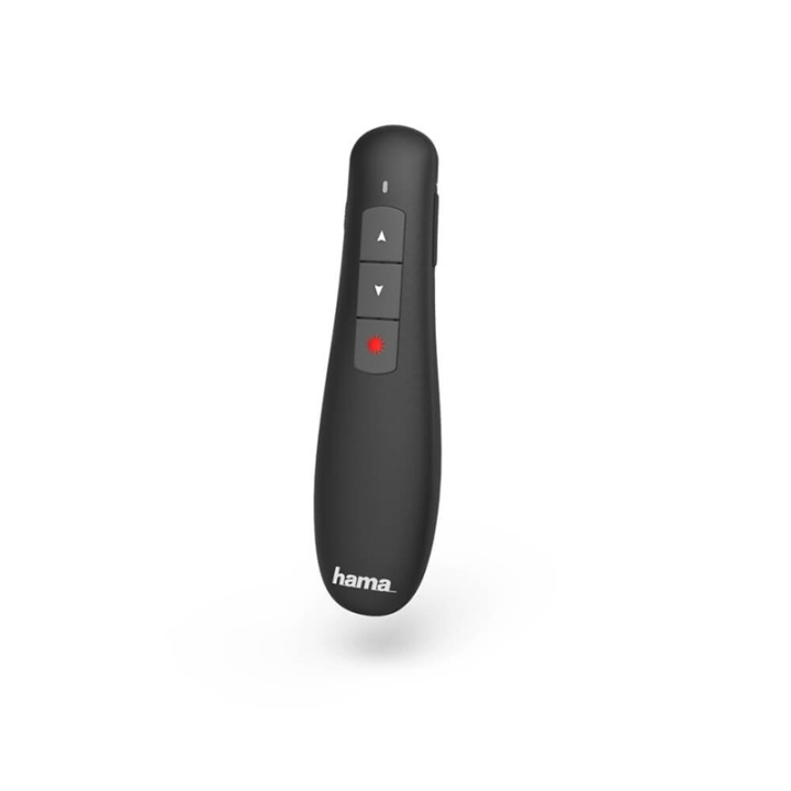 HAMA Wireless Presenter X-Pointer Musta ryhmässä TIETOKOONET & TARVIKKEET / Tietokonetarvikkeet / Muut @ TP E-commerce Nordic AB (38-90717)