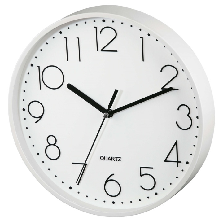 Hama Seinäkello PG-220 Valkoinen ryhmässä KOTI, TALOUS JA PUUTARHA / Kellot ja laskimet / Seinäkellot @ TP E-commerce Nordic AB (38-90751)