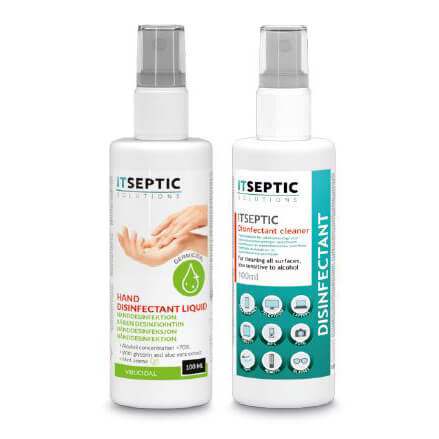 ITSEPTIC Desinfektion Kit 2in1 2x 100ml ryhmässä KOTI, TALOUS JA PUUTARHA / Siivoustuotteet / #SAKNAS! @ TP E-commerce Nordic AB (38-90864)