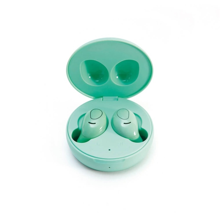 LEDWOOD Hörlur i9 TWS True Wireless In-Ear Mint Mic ryhmässä KODINELEKTRONIIKKA / Ääni & Kuva / Kuulokkeet & Tarvikkeet / Kuulokkeet @ TP E-commerce Nordic AB (38-90952)
