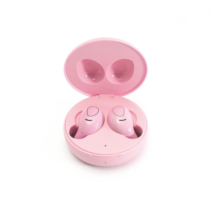 LEDWOOD Hörlur i9 TWS True Wireless In-Ear Rosa Mic ryhmässä KODINELEKTRONIIKKA / Ääni & Kuva / Kuulokkeet & Tarvikkeet / Kuulokkeet @ TP E-commerce Nordic AB (38-90953)