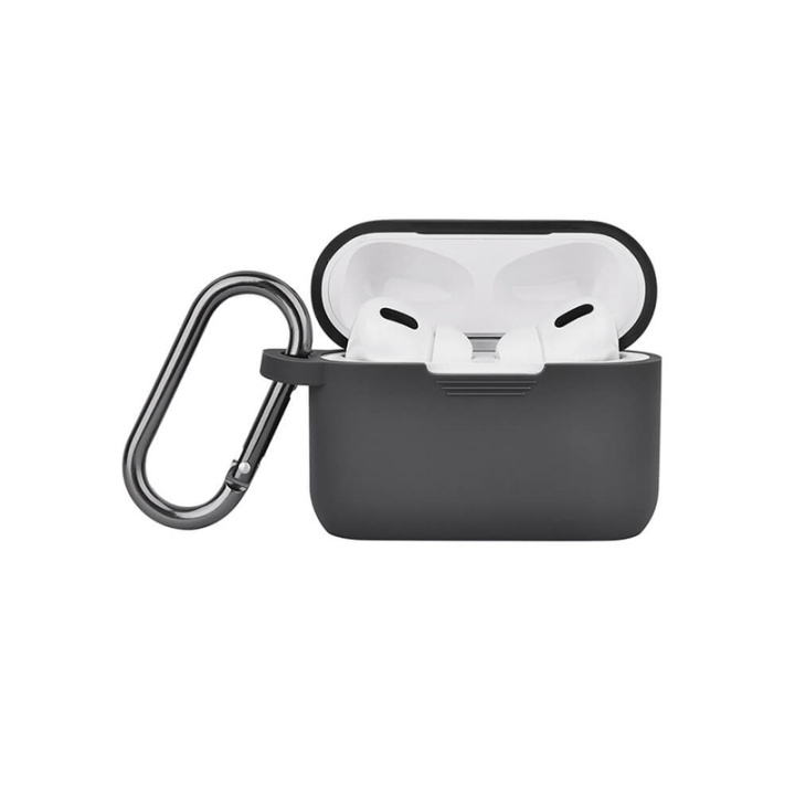 North Airpods Pro Suojakotelo Silikoni Tumma Harmaa ryhmässä KODINELEKTRONIIKKA / Ääni & Kuva / Kuulokkeet & Tarvikkeet / Tarvikkeet @ TP E-commerce Nordic AB (38-91013)