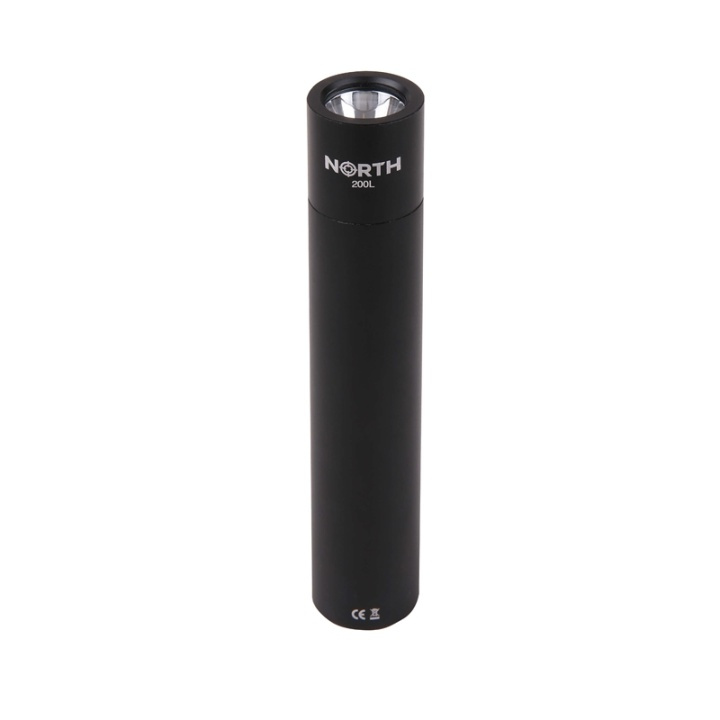 North Ficklampa 200Lumen Svart Aluminium 2W ryhmässä URHEILU, VAPAA-AIKA JA HARRASTUS / Taskulamput & Otsalamput / Taskulamput @ TP E-commerce Nordic AB (38-91018)