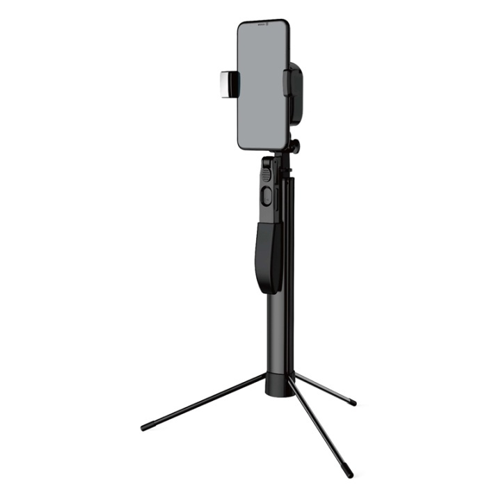 North Fotostativ för Mobil (Youtube/Insta) 30-110cm Inkl Belysning och Fjärrkontroll ryhmässä ÄLYPUHELIMET JA TABLETIT / Muut tarvikkeet / Telakat, Jalustat & Pidikkeet @ TP E-commerce Nordic AB (38-91023)