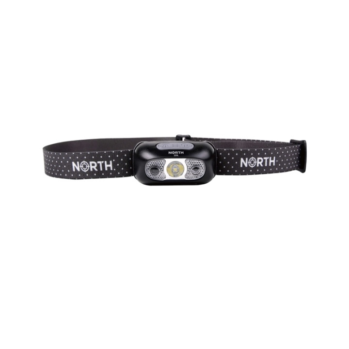 NORTH Otsalamppu 220 Lumen Musta noin 75m Cree-Led (XPG2) Liikkeentunnistin ryhmässä URHEILU, VAPAA-AIKA JA HARRASTUS / Taskulamput & Otsalamput / Otsalamput @ TP E-commerce Nordic AB (38-91027)