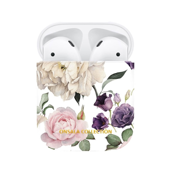 Onsala COLLECTION Airpods Fodral 1st and 2nd Generation Rose Garden ryhmässä KODINELEKTRONIIKKA / Ääni & Kuva / Kuulokkeet & Tarvikkeet / Tarvikkeet @ TP E-commerce Nordic AB (38-91038)