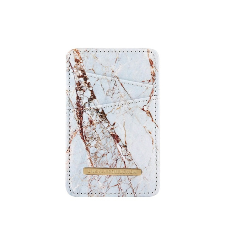 Onsala COLLECTION Kortfodral White Rhino Marble Universal 2 Kortplatser ryhmässä ÄLYPUHELIMET JA TABLETIT / Muut tarvikkeet / Muut @ TP E-commerce Nordic AB (38-91047)