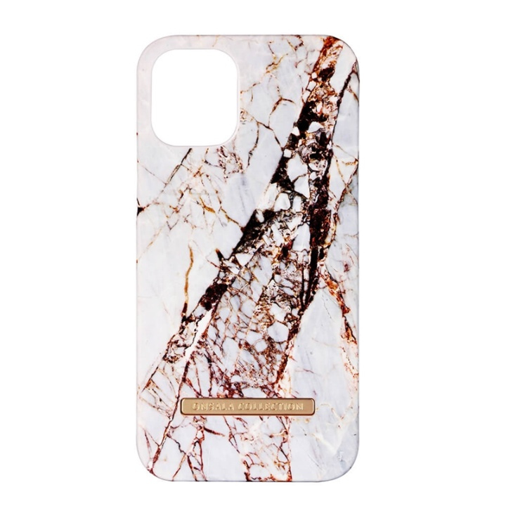 Onsala COLLECTION Mobilskal Soft White Rhino Marble iPhone 12 Mini ryhmässä ÄLYPUHELIMET JA TABLETIT / Puhelimen suojakotelo / Apple / iPhone 12 Mini / Kuoret @ TP E-commerce Nordic AB (38-91060)