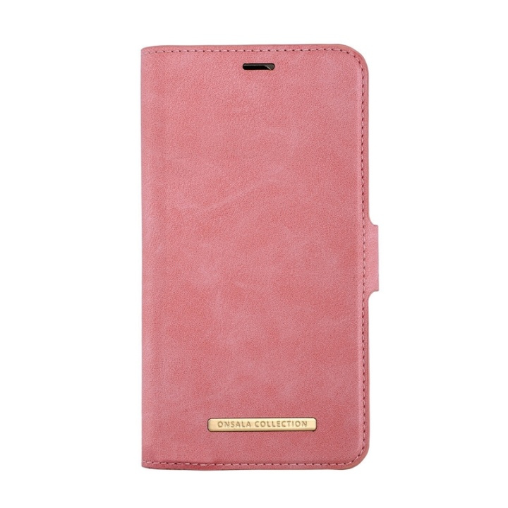 ONSALA Lompakko iPhone 12 Pro Max Dusty Pink ryhmässä ÄLYPUHELIMET JA TABLETIT / Puhelimen suojakotelo / Apple / iPhone 12 Pro / Kotelo @ TP E-commerce Nordic AB (38-91064)