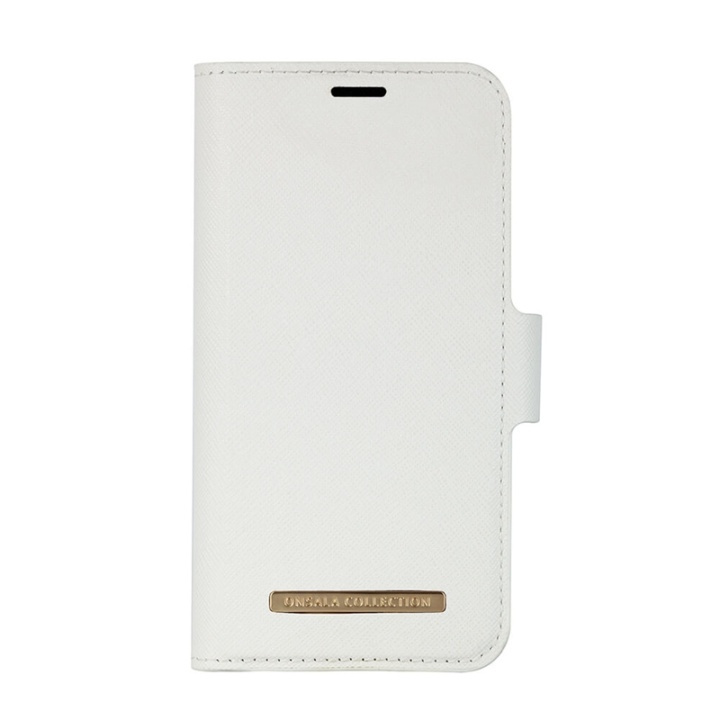 ONSALA Lompakko iPhone 12 Mini Saffiano White ryhmässä ÄLYPUHELIMET JA TABLETIT / Puhelimen suojakotelo / Apple / iPhone 12 Mini / Kotelo @ TP E-commerce Nordic AB (38-91072)