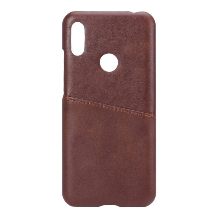 Onsala Mobilskal Brun med Kortfack Huawei Y6 ryhmässä ÄLYPUHELIMET JA TABLETIT / Puhelimen suojakotelo / Huawei/Honori @ TP E-commerce Nordic AB (38-91081)