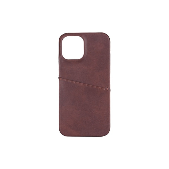 Onsala Mobilskal Brun med Kortfack iPhone 12 Pro Max ryhmässä ÄLYPUHELIMET JA TABLETIT / Puhelimen suojakotelo / Apple / iPhone 12 Pro / Kuoret @ TP E-commerce Nordic AB (38-91084)