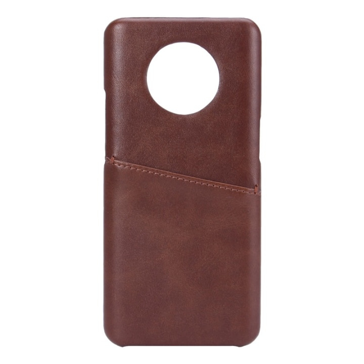 Onsala Mobilskal Brun med Kortfack Oneplus 7T ryhmässä ÄLYPUHELIMET JA TABLETIT / Puhelimen suojakotelo / OnePlus @ TP E-commerce Nordic AB (38-91085)