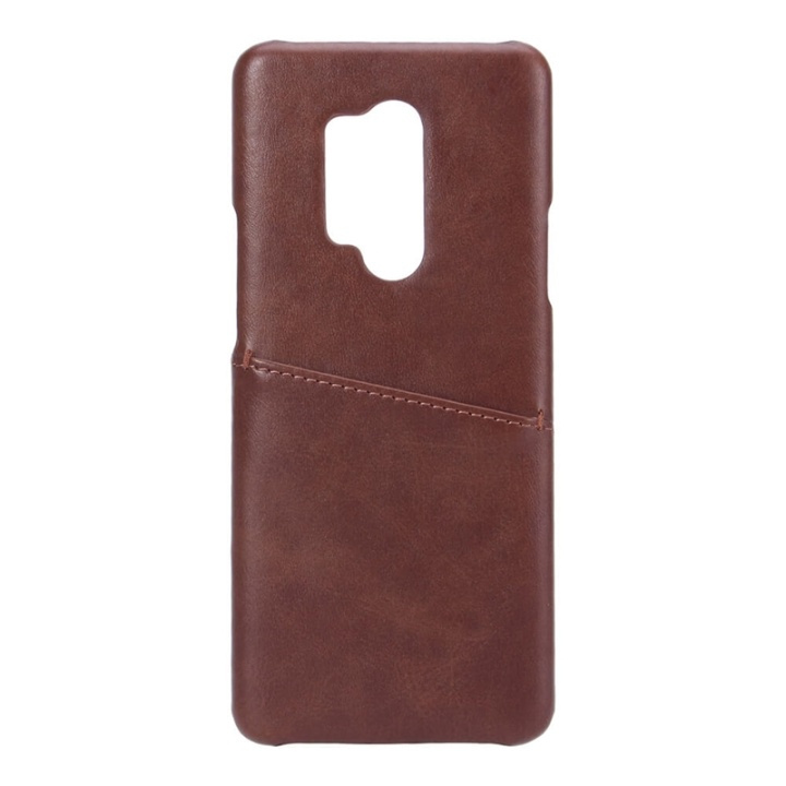 Onsala Mobilskal Brun med Kortfack Oneplus 8 Pro ryhmässä ÄLYPUHELIMET JA TABLETIT / Puhelimen suojakotelo / OnePlus @ TP E-commerce Nordic AB (38-91087)