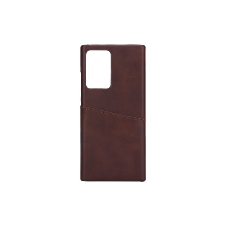 Onsala Mobilskal Brun med Kortfack Samsung Note 20 5G Ultra ryhmässä ÄLYPUHELIMET JA TABLETIT / Puhelimen suojakotelo / Samsung @ TP E-commerce Nordic AB (38-91091)