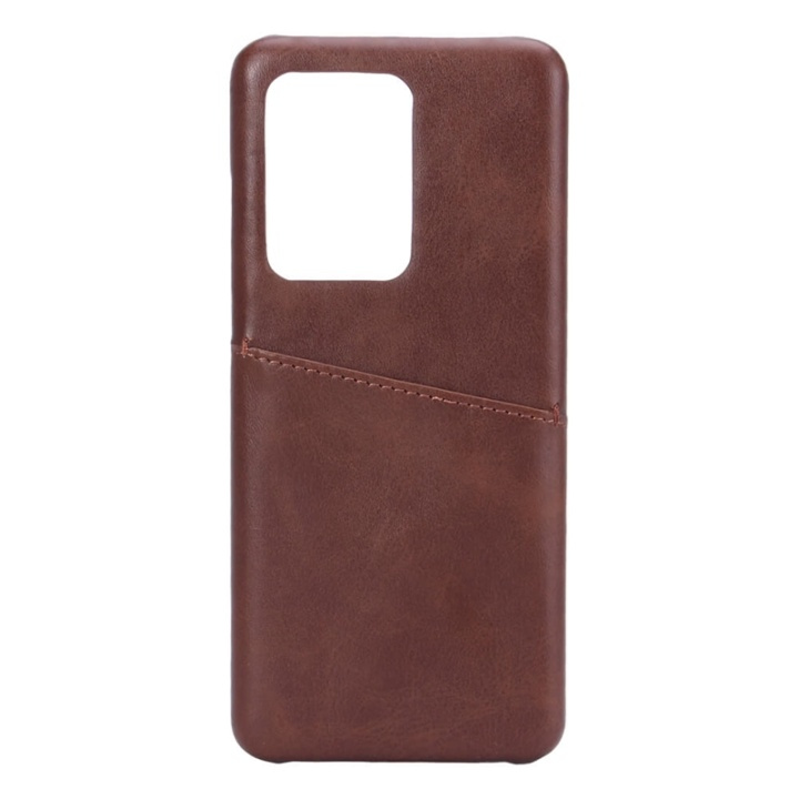 Onsala Mobilskal Brun med Kortfack Samsung S20 Ultra ryhmässä ÄLYPUHELIMET JA TABLETIT / Puhelimen suojakotelo / Samsung @ TP E-commerce Nordic AB (38-91096)
