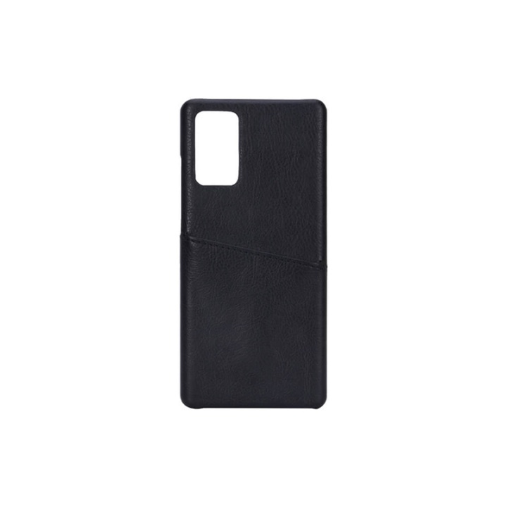 Onsala Mobilskal Svart med Kortfack Samsung Note 20 5G ryhmässä ÄLYPUHELIMET JA TABLETIT / Puhelimen suojakotelo / Samsung @ TP E-commerce Nordic AB (38-91113)