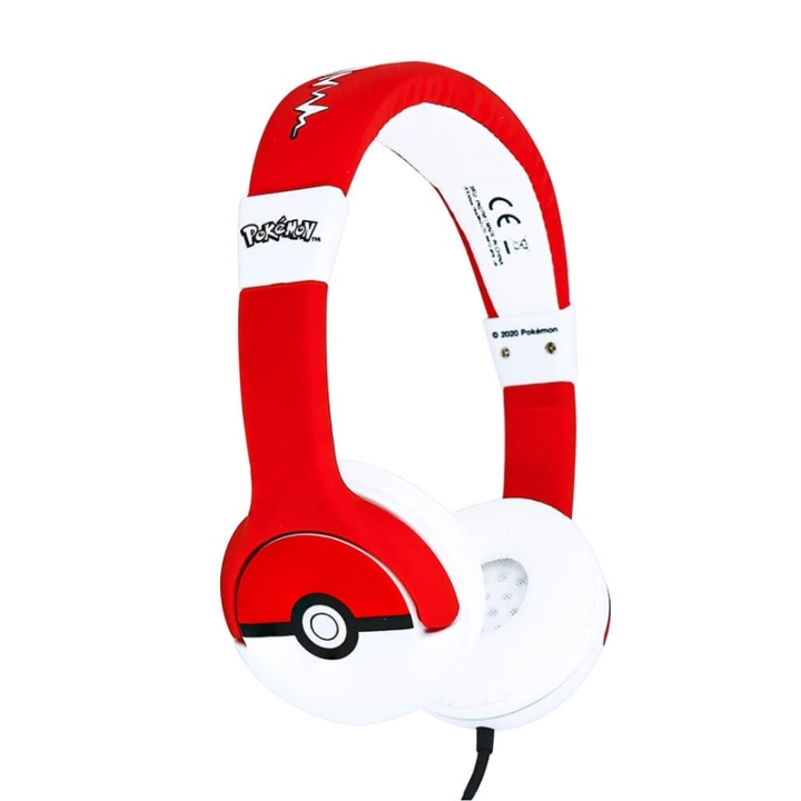 POKEMON Kuuloke Junior On-Ear 85dB Pokeball ryhmässä KODINELEKTRONIIKKA / Ääni & Kuva / Kuulokkeet & Tarvikkeet / Kuulokkeet @ TP E-commerce Nordic AB (38-91152)