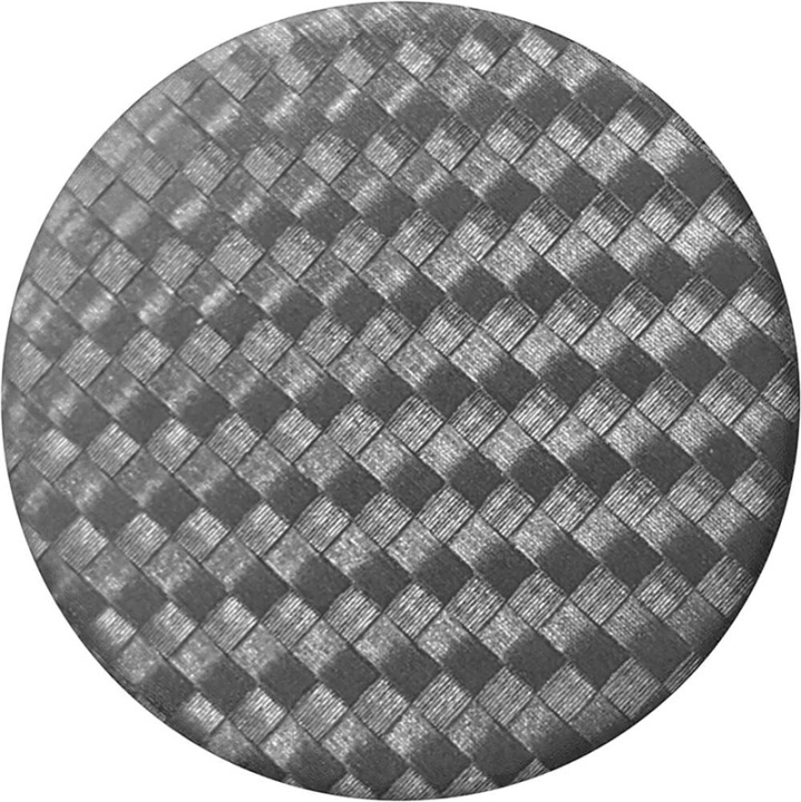 PopSockets Carbonite Weave Avtagbart Grip med Ställfunktion ryhmässä ÄLYPUHELIMET JA TABLETIT / Muut tarvikkeet / Popsockets @ TP E-commerce Nordic AB (38-91170)