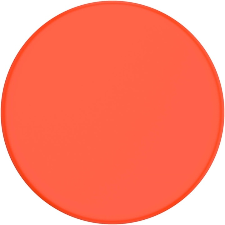 PopSockets Neon Electric Orange Avtagbart Grip med Ställfunktion ryhmässä ÄLYPUHELIMET JA TABLETIT / Muut tarvikkeet / Popsockets @ TP E-commerce Nordic AB (38-91215)