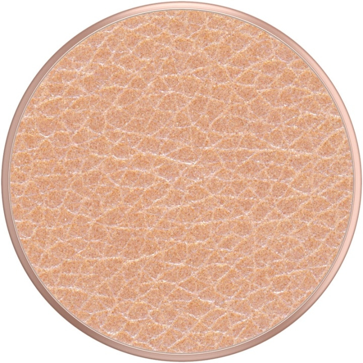PopSockets Pebbled Vegan Leather Rose Gold Avtagbart Grip med Ställfunktion Premium ryhmässä ÄLYPUHELIMET JA TABLETIT / Muut tarvikkeet / Popsockets @ TP E-commerce Nordic AB (38-91220)