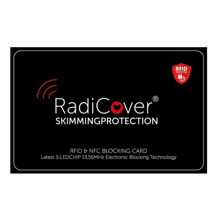 RADICOVER Skim-Block kortti 3-Led RFID NFC Skimmaussuoja ryhmässä URHEILU, VAPAA-AIKA JA HARRASTUS / Tarvikkeet / RFID @ TP E-commerce Nordic AB (38-91277)