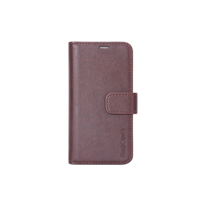 Radicover Strålningsskydd Mobilfodral PU iPhone 5/5S/SE Flipcover Brun ryhmässä ÄLYPUHELIMET JA TABLETIT / Puhelimen suojakotelo / Apple / iPhone 5/5S/SE / Kotelo @ TP E-commerce Nordic AB (38-91296)