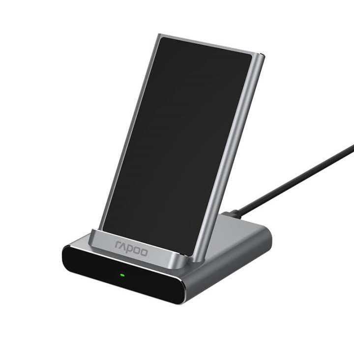 Rapoo QI Charger XC350 Charging Stand 15W Black ryhmässä ÄLYPUHELIMET JA TABLETIT / Laturit & Kaapelit / Qi Langaton laturi @ TP E-commerce Nordic AB (38-91344)