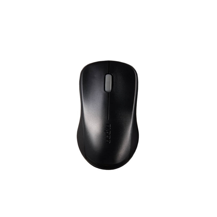 Rapoo Mouse 1620 Wireless 2.4GHz Black ryhmässä TIETOKOONET & TARVIKKEET / Hiiret & Näppäimistöt / Hiiret / Langattomat @ TP E-commerce Nordic AB (38-91345)