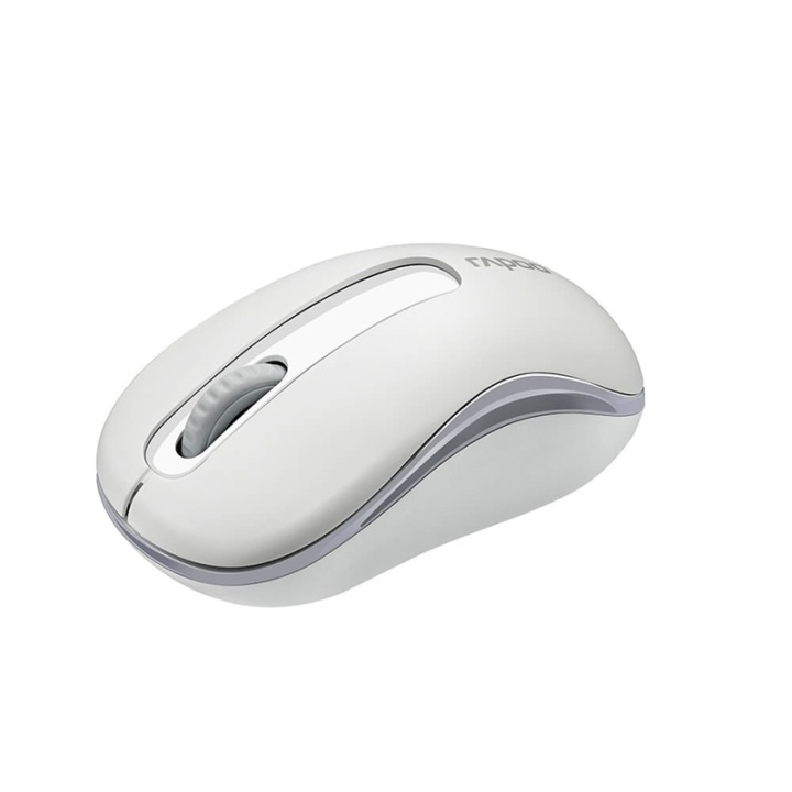 RAPOO Mouse M10 Plus Wireless 2.4GHz White ryhmässä TIETOKOONET & TARVIKKEET / Hiiret & Näppäimistöt / Hiiret / Langattomat @ TP E-commerce Nordic AB (38-91351)