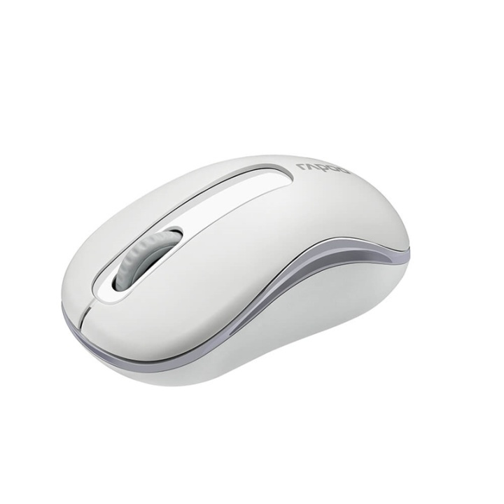 Rapoo Mouse M10 Plus Wireless 2.4GHz White ryhmässä TIETOKOONET & TARVIKKEET / Hiiret & Näppäimistöt / Hiiret / Langattomat @ TP E-commerce Nordic AB (38-91351)