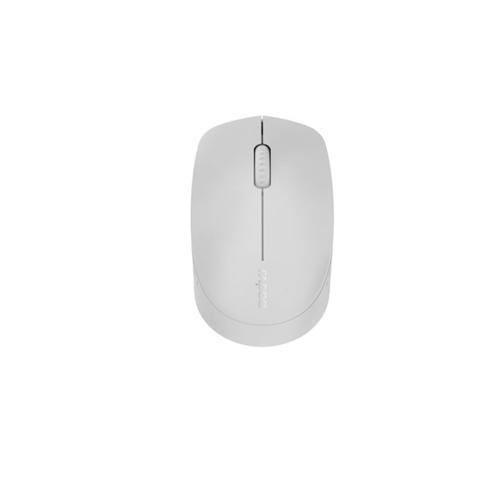 Rapoo Mouse M100 Silent Wireless Multi-Mode Light Grey ryhmässä TIETOKOONET & TARVIKKEET / Hiiret & Näppäimistöt / Hiiret / Langattomat @ TP E-commerce Nordic AB (38-91353)