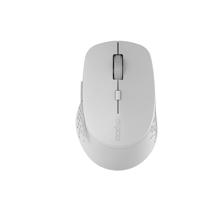 Rapoo Mouse M300 Wireless Multi-Mode Light Grey ryhmässä TIETOKOONET & TARVIKKEET / Hiiret & Näppäimistöt / Hiiret / Langattomat @ TP E-commerce Nordic AB (38-91360)