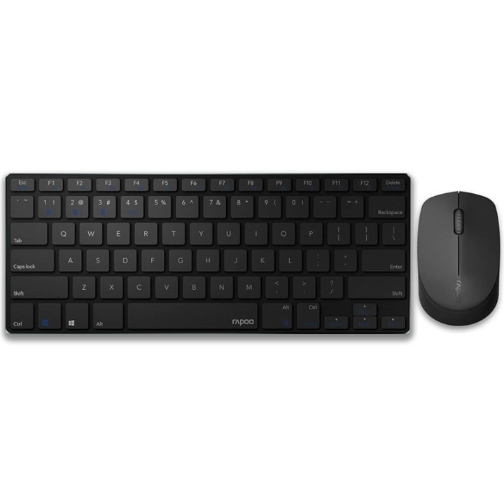 Rapoo Keyboard/Mice Set 9000M Wireless Multi-Mode Black ryhmässä TIETOKOONET & TARVIKKEET / Hiiret & Näppäimistöt / Näppäimistöt / Paketti @ TP E-commerce Nordic AB (38-91371)