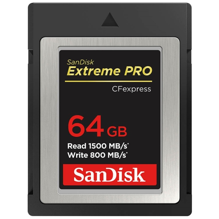 SANDISK Cfexpress Extreme PRO 64GB 1500MB/s 800MB/s ryhmässä KODINELEKTRONIIKKA / Tallennusvälineet / Muistikortit / CFExpress @ TP E-commerce Nordic AB (38-91397)