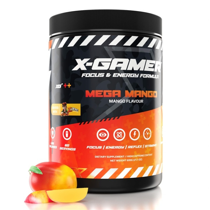 X-GAMER X-Tubz Mega Mango 600g ryhmässä TIETOKOONET & TARVIKKEET / GAMING / Pelaajien energiajuomat @ TP E-commerce Nordic AB (38-91534)