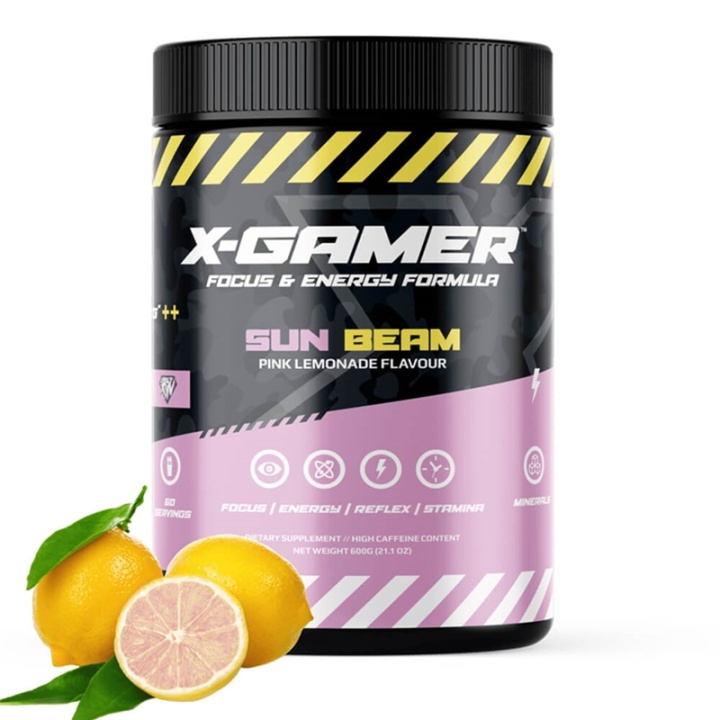 X-GAMER X-Tubz Sun Beam 600g ryhmässä TIETOKOONET & TARVIKKEET / GAMING / Pelaajien energiajuomat @ TP E-commerce Nordic AB (38-91538)