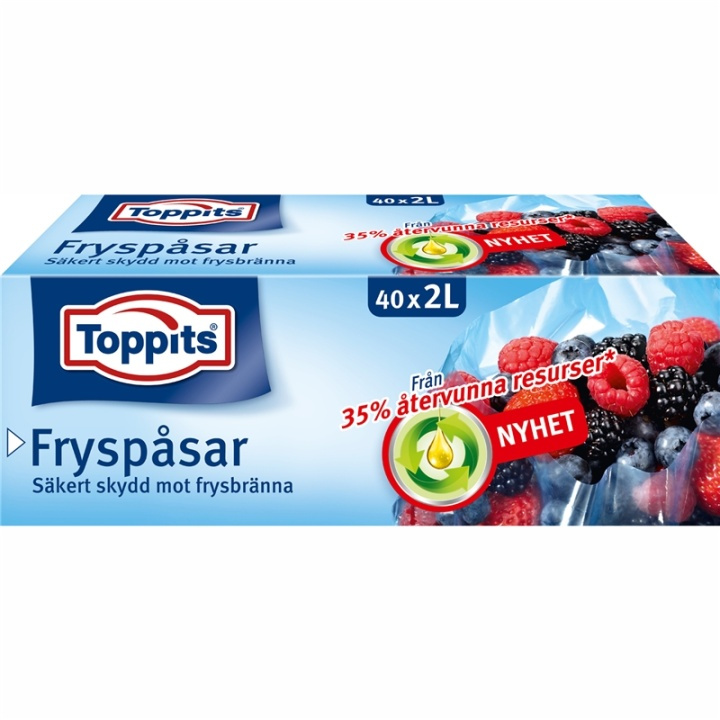 Toppits Fryspåsar 2L 9st DFP ryhmässä KOTI, TALOUS JA PUUTARHA / Keittiövälineet / Muut keittivälineet @ TP E-commerce Nordic AB (38-91644)