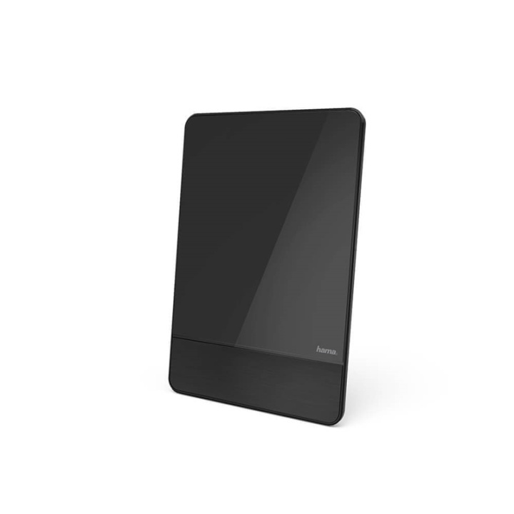 HAMA Indoor Antenna 45 DVB-T/DVB-T2 Flat Active Black ryhmässä KODINELEKTRONIIKKA / Ääni & Kuva / TV & Tarvikkeet / Antennit & Tarvikkeet @ TP E-commerce Nordic AB (38-91791)